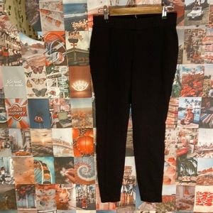 Time and Tru Women’s Skinny Zip Back Ponte Pant in Black Soot